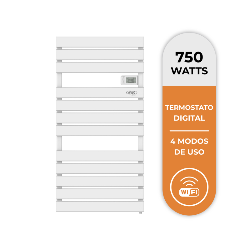 Toallero Eléctrico Plano Anwo Flb.750 750w C/wifi - 1