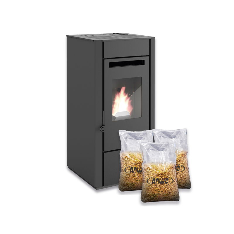 Kit Estufa Stella 6 + 30 Bolsas Pellet 18kg - 1