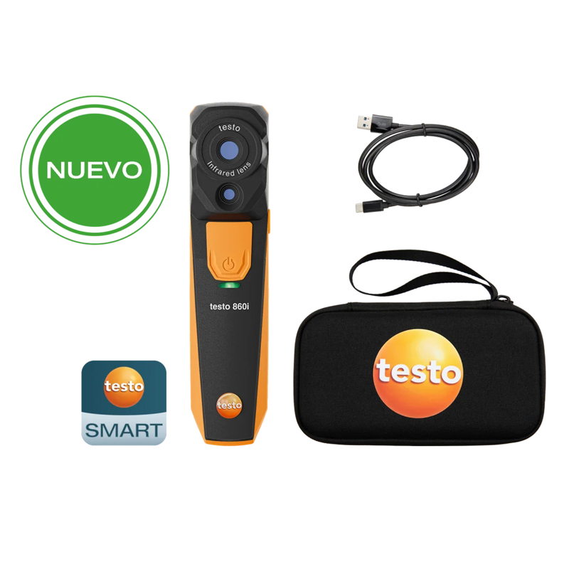 Camara Termografica Testo 860i Para Telefono (resolucion 256 X 192 Pixeles) - 1