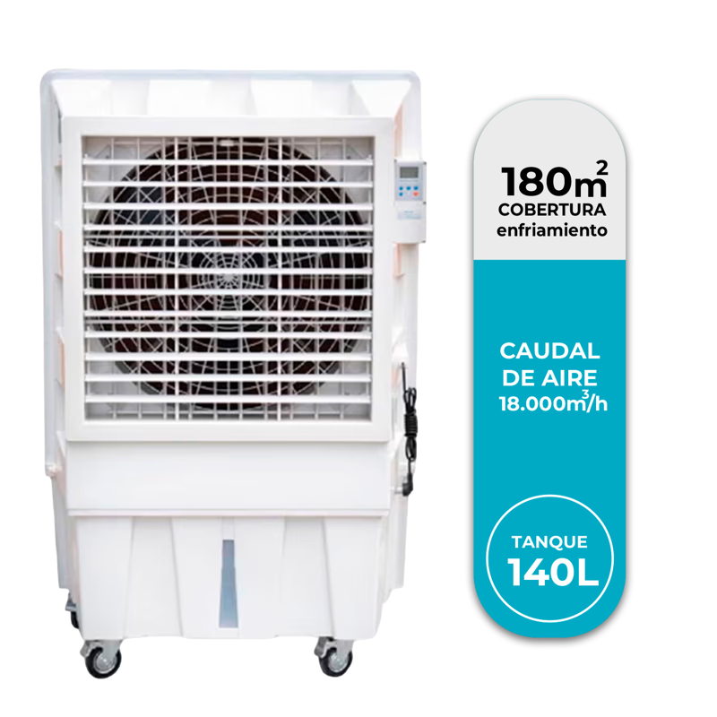 Enfriador Evaporativo Portatil Comercial 18.000mch - 1
