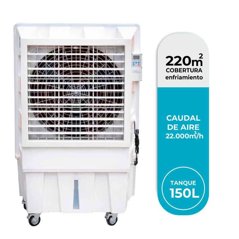 Enfriador Evaporativo Portatil Comercial 22.000mch - 1