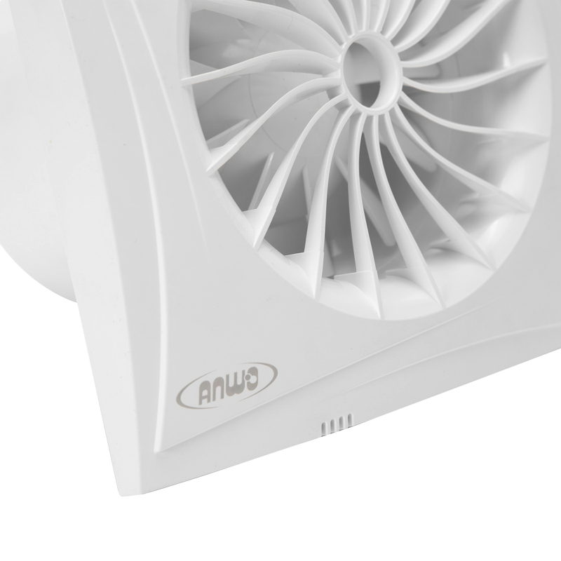 Extractor De Aire Para Baño Silencioso Con Luz Piloto Timer Higrostato Qmax 318m3h Motor 220v Ip45 - image-4
