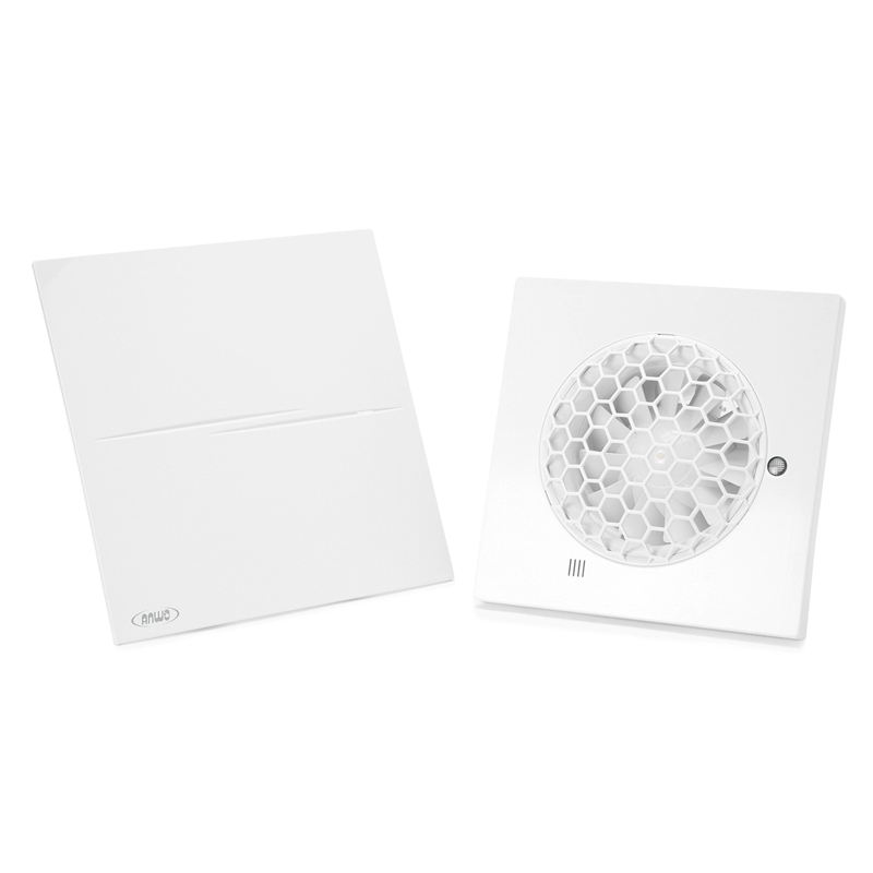 Extractor De Aire Para Baño Anwo 85m3h Bajo Nivel Sonoro Con Luz Piloto 12v - image-3