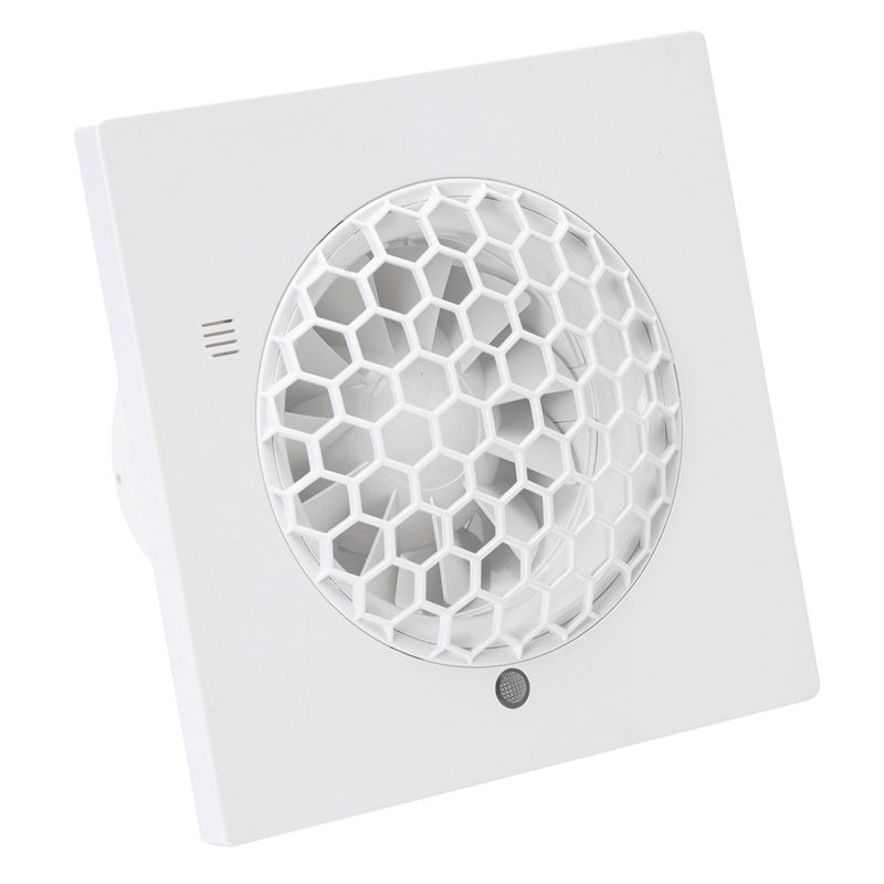 Extractor De Aire Baño Design Silencio Bianco Luce 100t Luz Pilot Timer 90m3h 220v Ip45 7.5w 26db(a - image-2
