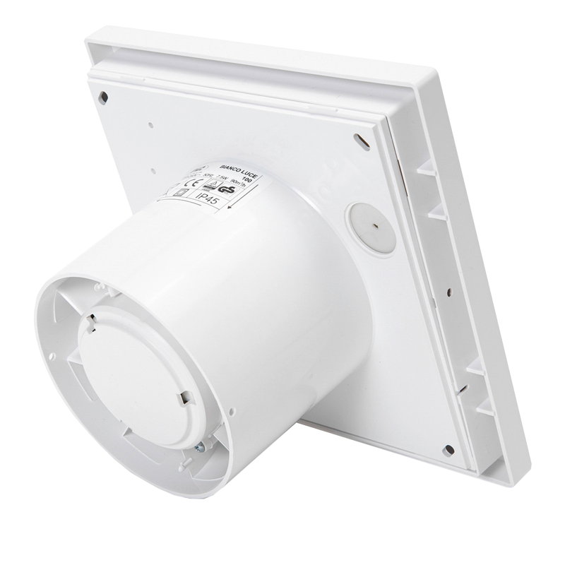 Extractor De Aire Baño Design Silencio Bianco Luce 100t Luz Pilot Timer 90m3h 220v Ip45 7.5w 26db(a - image-4