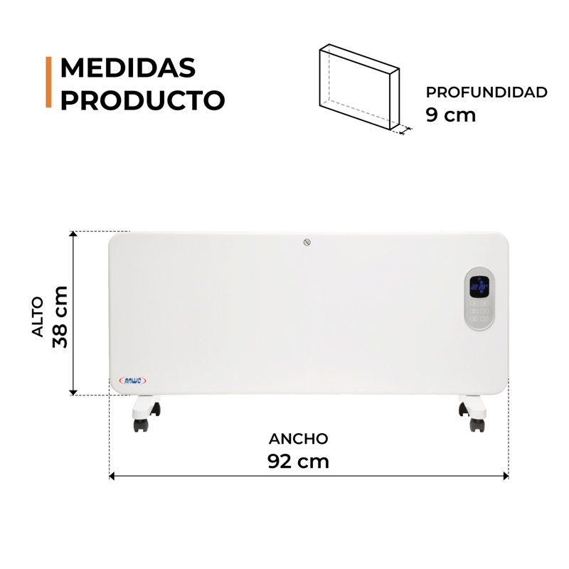 Panel Eléctrico Anwo Hom2000pwf 2000w C/wifi - image-5