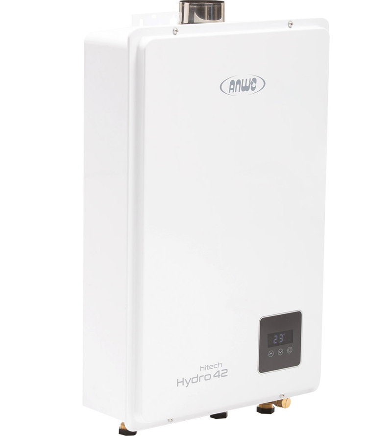 Calefón Anwo 24 L/m Hitech Hydro 42 Tiro Forzado Lpg - image-2