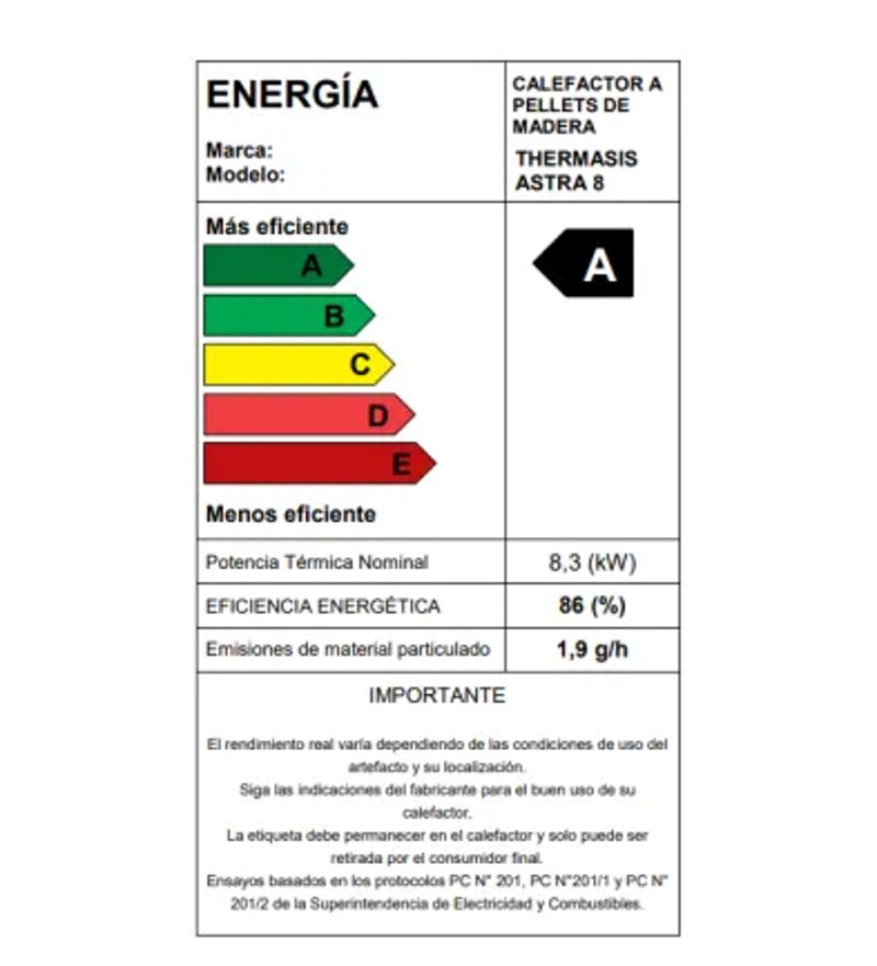 Kit Estufa Pellet Astra 8kw + 20 Bolsas Pellet 18kg - image-2