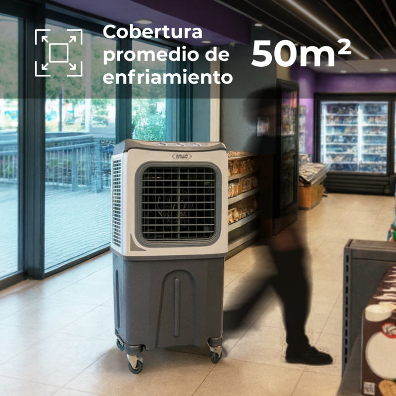 Enfriador Evaporativo Portatil Comercial 5.500mch - image-2