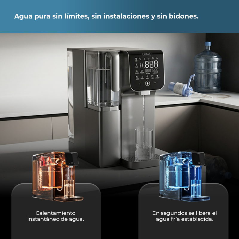 Dispensador De Agua Sistema Osmosis Inversa Anwo Life Water - image-4