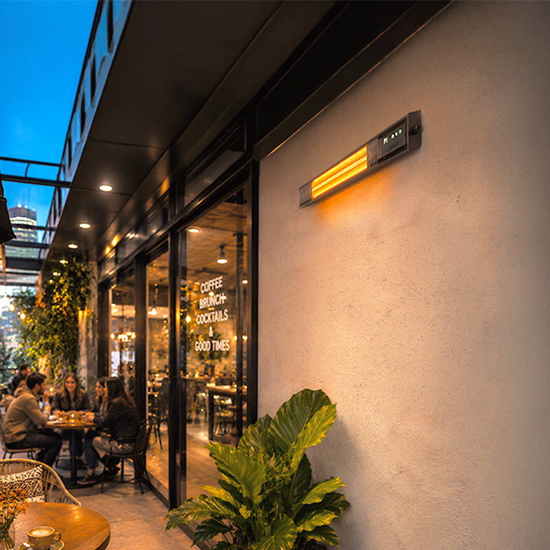 Calefactor De Terraza Muro 2000 Watts Con Wifi T17-gr20b - image-2