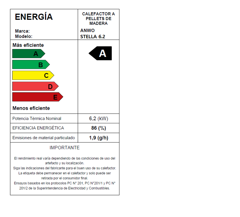 Estufa Pellet Stella 6.2kw - image-2