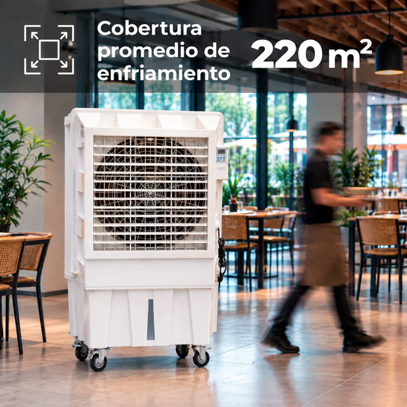 Enfriador Evaporativo Portatil Comercial 22.000mch - image-2