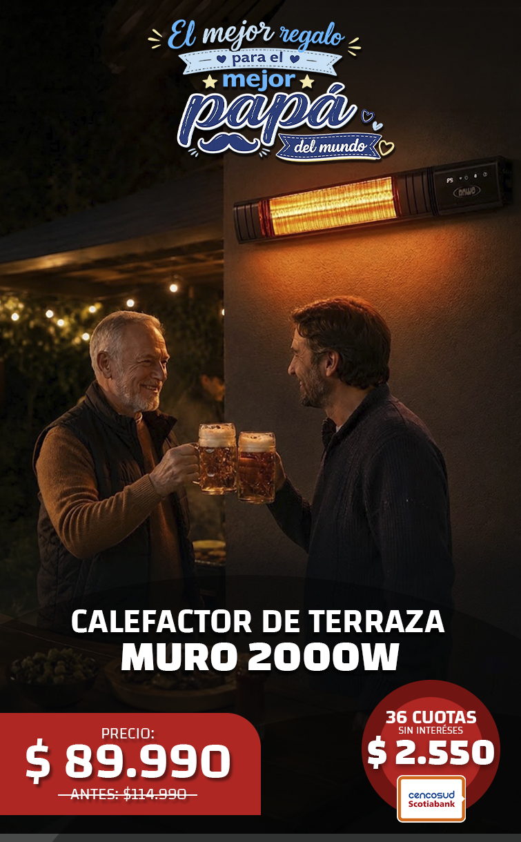 dia del padre - calefactor terraza