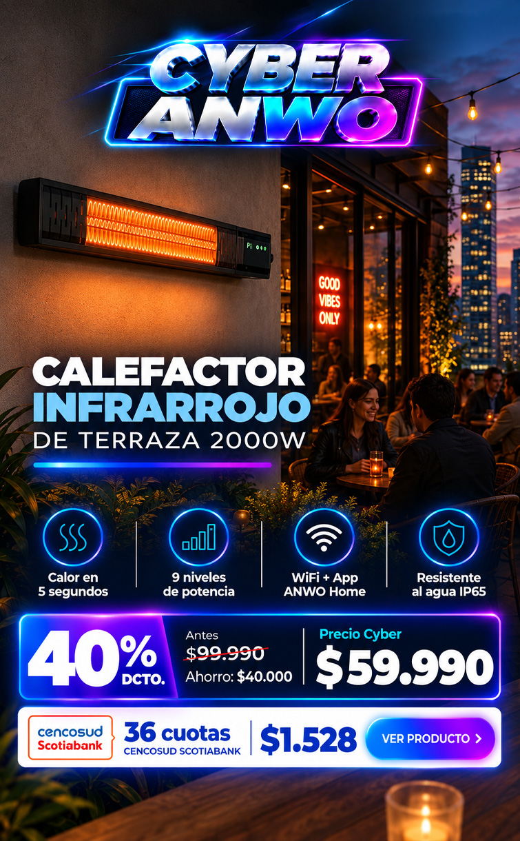 octubre / cyber / calefactor muro